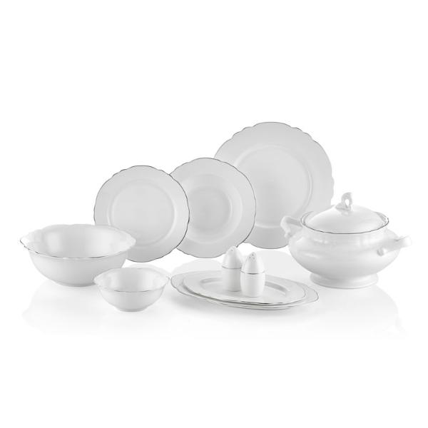 Joy Carmen Elegance 59 Parça Yemek Takımı Platınum