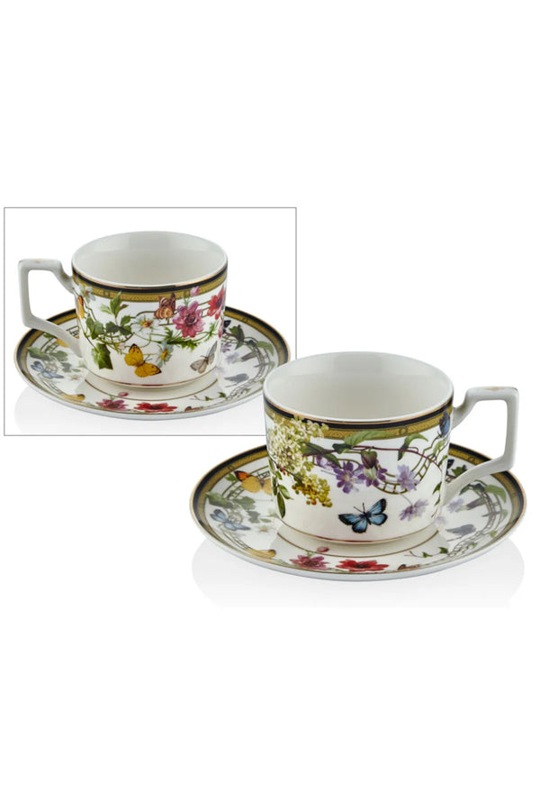 Joy Carmen Muse Garden 6'lı Çay Fincanı Seti 15X6,5CM 200ML
