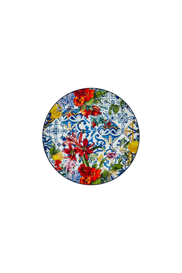 Joy Carmen Italy Garden 6'lı Pasta Tabağı 19CM