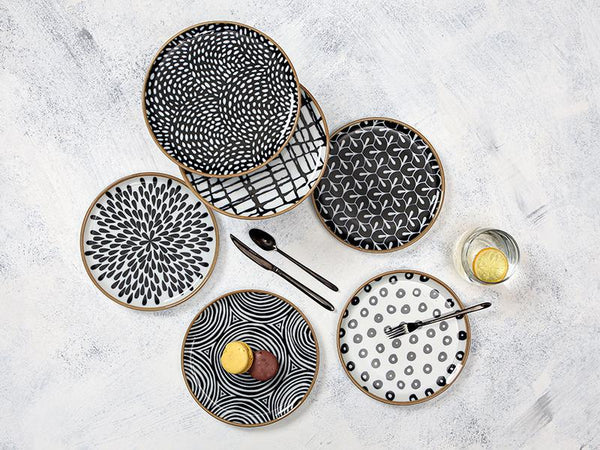 Porland Fractal 6 Kişilik Pasta Takımı 20cm