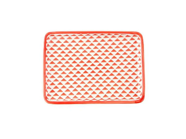 Porland Mix&Match Kırmızı Kayık Tabak 15cm
