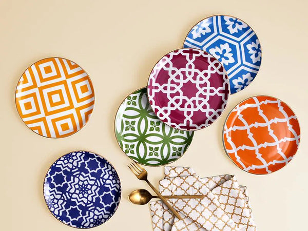 Porland Morocco 6 Kişilik Pasta Seti 17cm