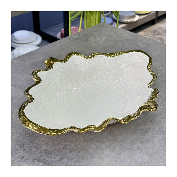 RoyKing FTN007 Albero Gold Sunum Tabak 38x30x7cm