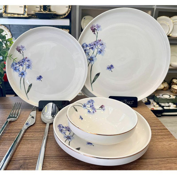 Blue Flower 24 Parça Yemek Takımı