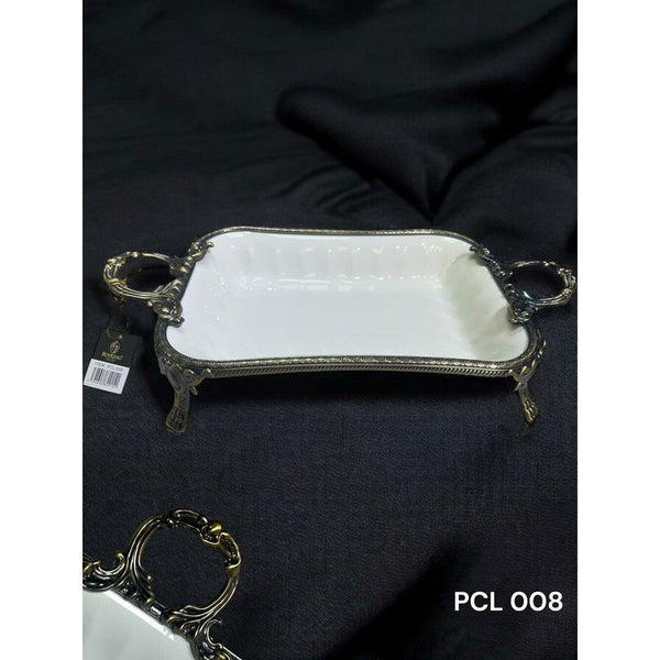 Roy King PCL 008 Antik Elegance Dikdörtgen Sunum Tabak  43cm