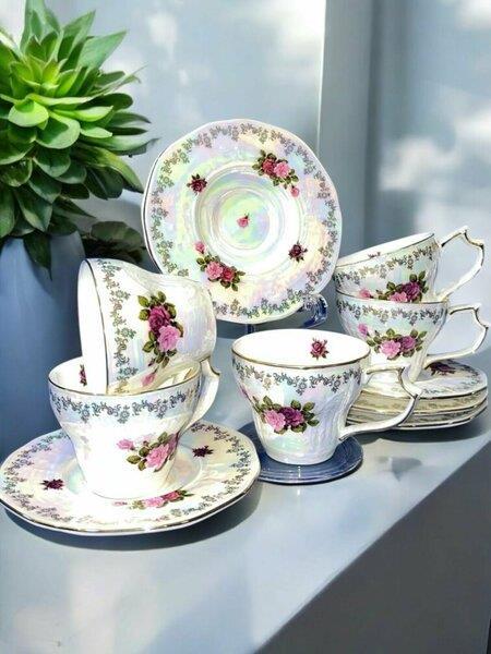 Royking KNG 012 6’lı Kahve Fincan Takımı