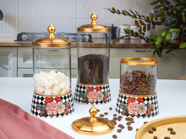 Royking Floral Baharatlık 3 Parça