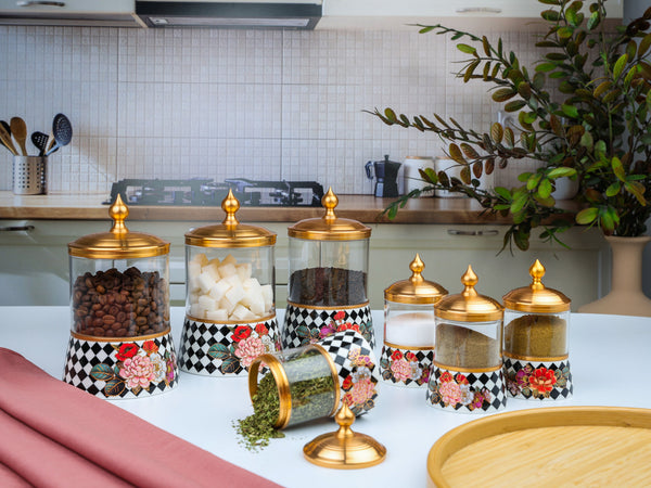 Royking Floral Baharatlık 7 Parça