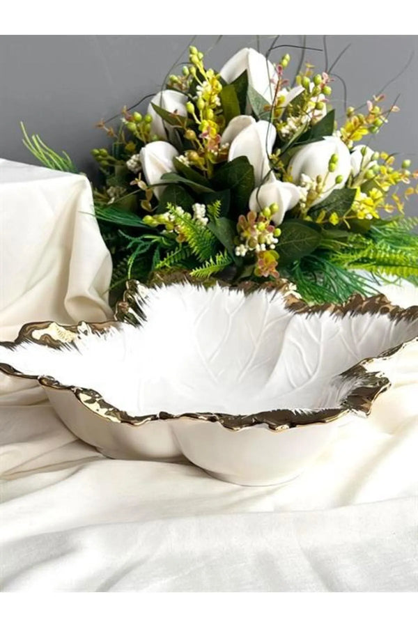 Royking FTN 001 Albero Gold Sunum Tabak – 30×28 cm