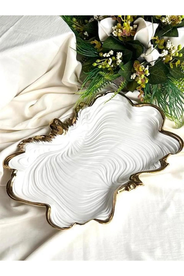 Royking FTN 005 Albero Gold Sunum Tabak 39x27x3cm
