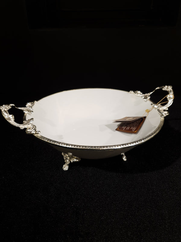Royking Limoges Ayaklı Yuvarlak Kase – 36×28×15 cm