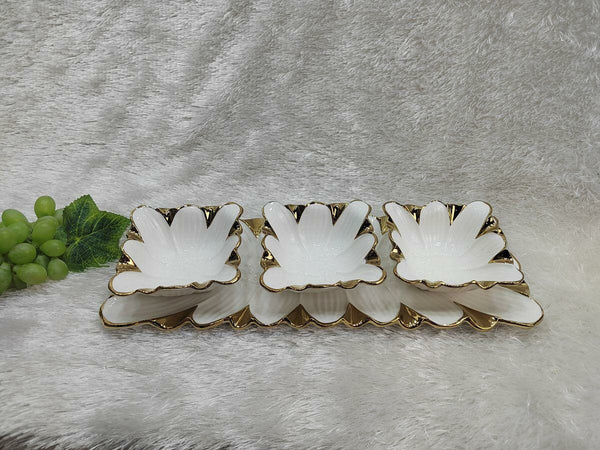 Royking Flora 4 Parça Çerezlik 38x14Cm