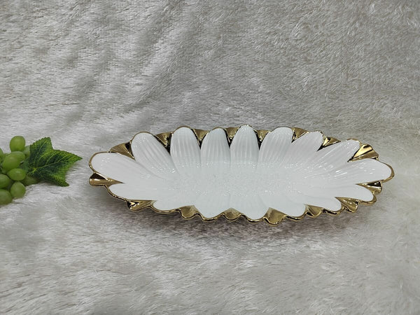 Royking Flora Oval Derin Sunum Tabak 44Cm